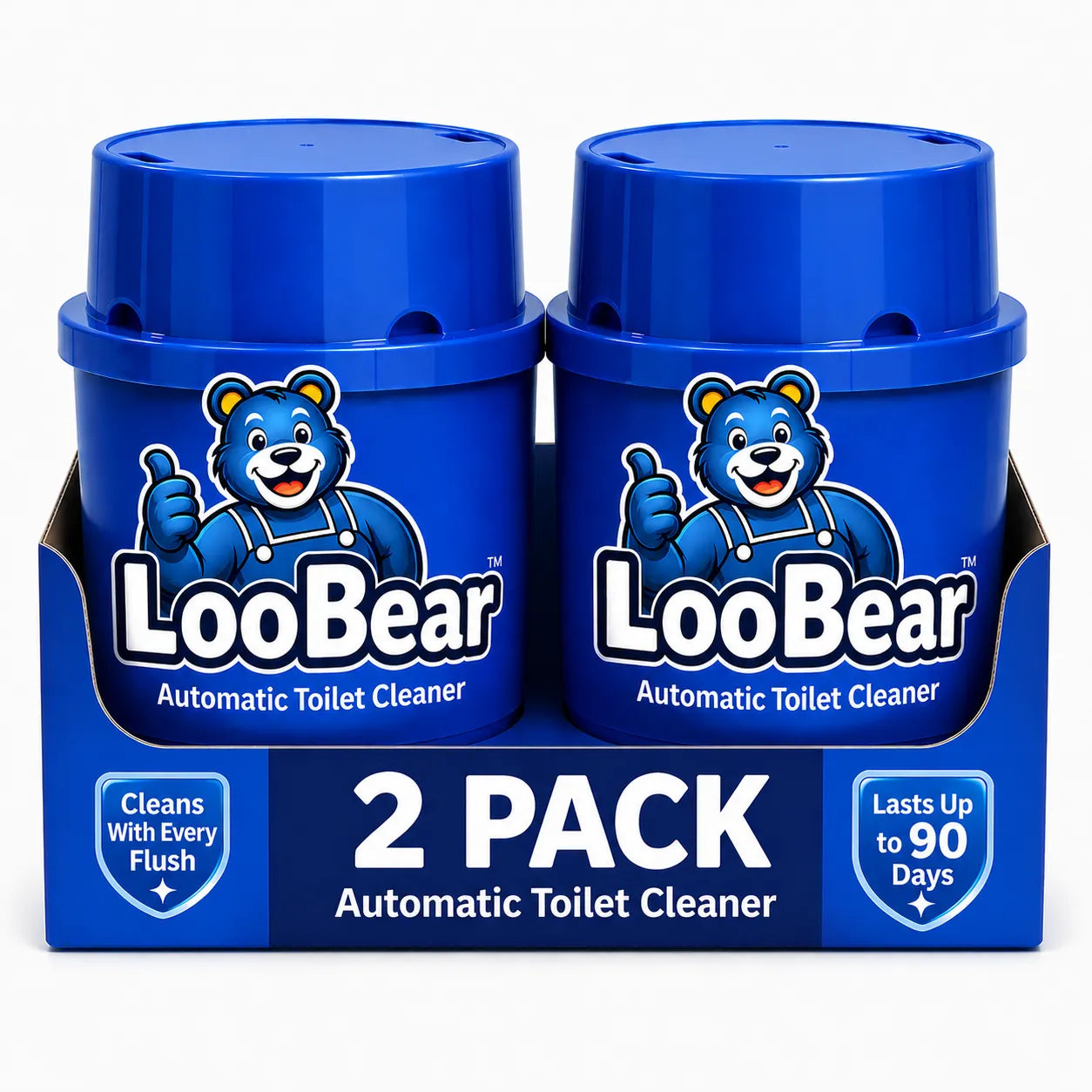 LooBear In-Cistern Automatic Toilet Cleaner (Bundle of 2)